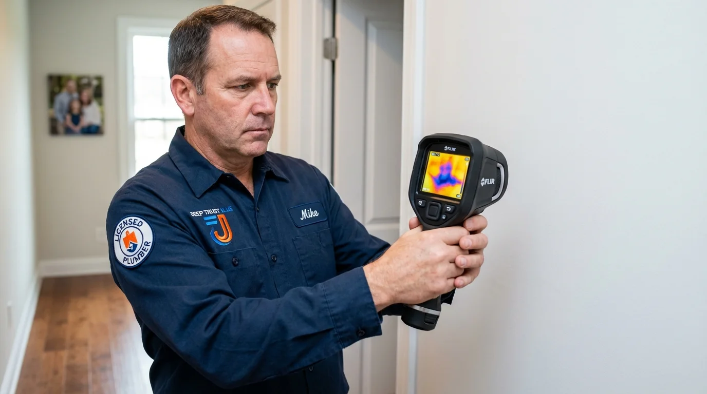Thermal imaging leak detection by Johns Plumbing LLC in Sebastian